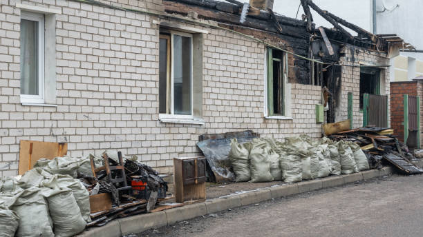 Professional Emergency Fire Cleanup technician working in Magnolia, TX